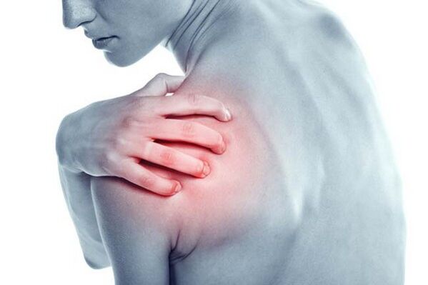 Durerea în umăr este un simptom al artrozei articulației umărului