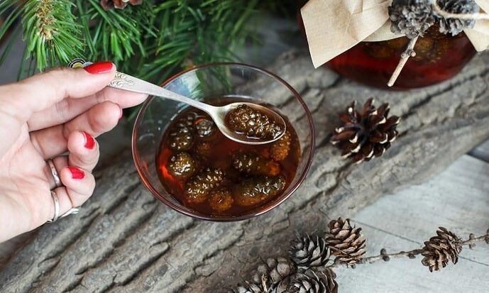 Tinctură pe bază de muguri de pin pentru tratamentul osteocondrozei cervicale la domiciliu